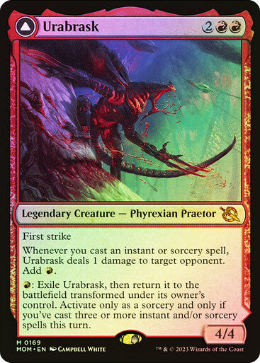 FOIL Urabrask / The Great Work ~ March of the Machine [ NM ] [ MTG ]