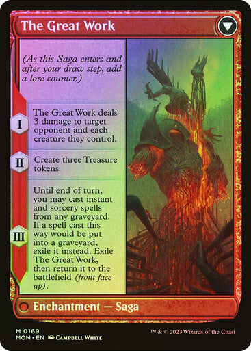 FOIL Urabrask / The Great Work ~ March of the Machine [ NM ] [ MTG ]