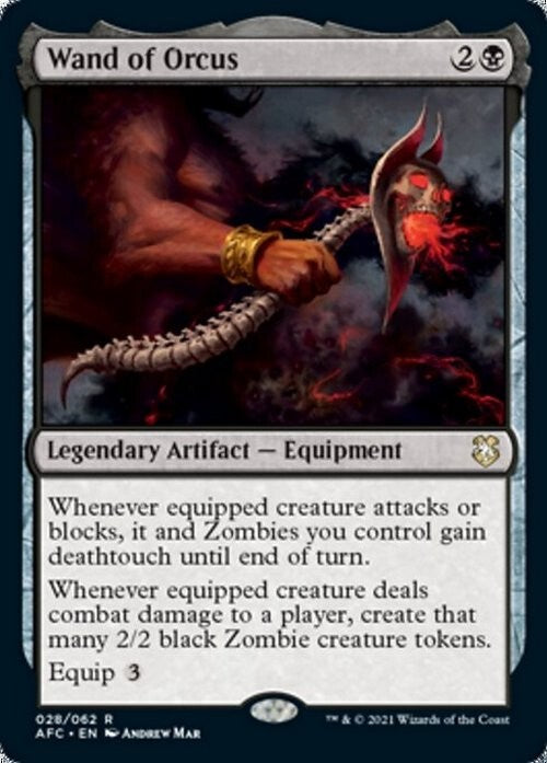 Wand of Orcus ~ Commander: Adventures in the Forgotten Realms [ NM ] [ MTG ]