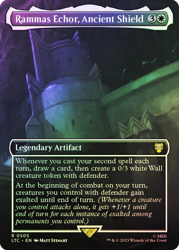 FOIL Rammas Echor, Ancient Shield ~ Commander: The Lord of Rings [ NM ] [ MTG ]