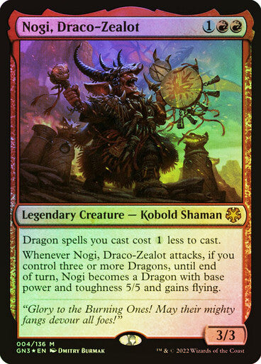 FOIL Nogi, Draco-Zealot ~ Game Night: Free For All [ NM ] [ Magic MTG ]