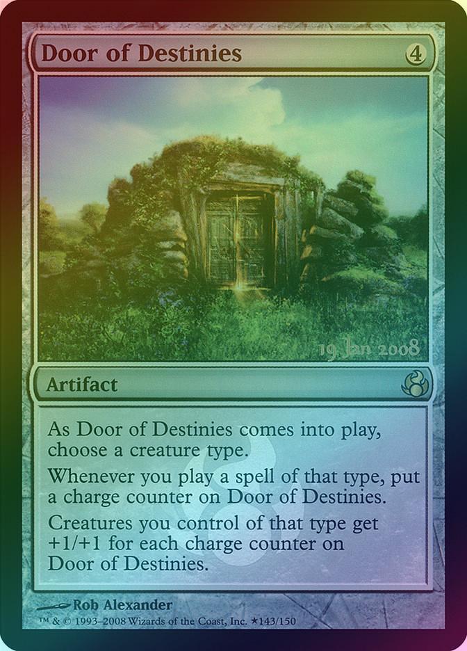 FOIL Door of Destinies ~ Prerelease Morningtide [ PLAYED ] [ Magic MTG ]