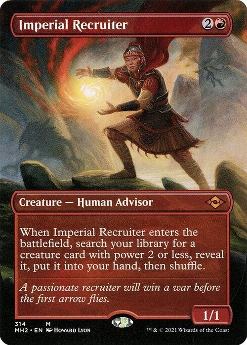 BORDERLESS Imperial Recruiter ~ Modern Horizons 2 [ NearMint ] [ Magic MTG ]