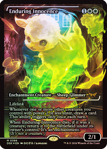 FOIL SHOWCASE Enduring Innocence ~ Duskmourn [ NearMint ] [ Magic MTG ]