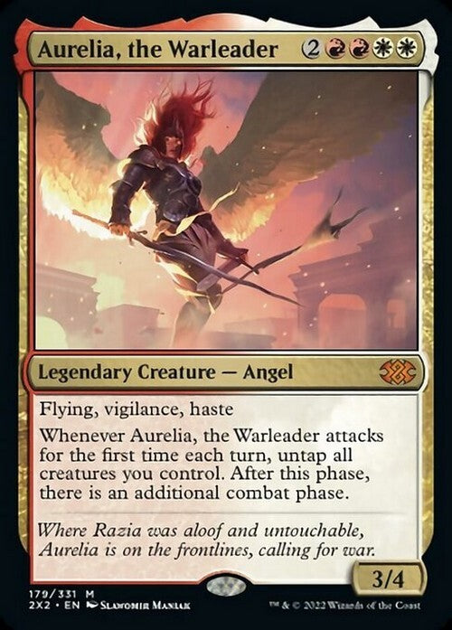 Aurelia, the Warleader ~ Double Masters 2022 [ NearMint ] [ Magic MTG ]