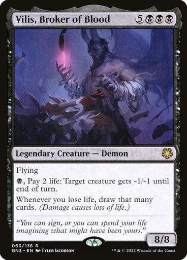 Vilis, Broker of Blood ~ Game Night: Free For All [ NearMint ] [ Magic MTG ]