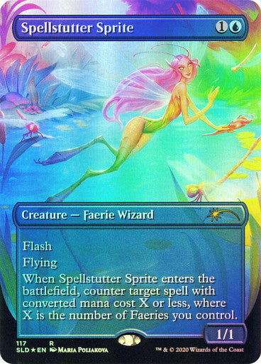 FOIL Spellstutter Sprite ~ Secret Lair [ NearMint ] [ Magic MTG ]