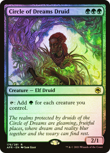 FOIL Circle of Dreams Druid ~ Adventures in the Forgotten Realms [ NM ] [ MTG ]