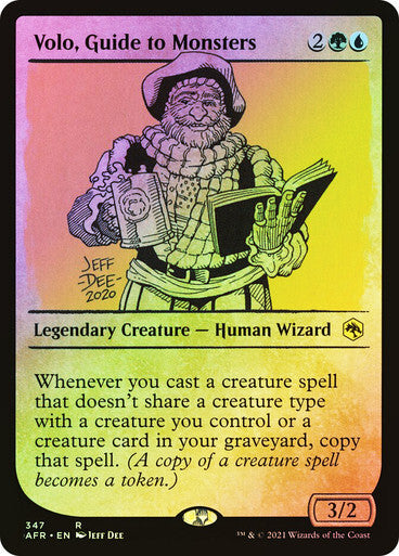 FOIL SHOWCASE Volo, Guide to Monsters ~ Adventures in the Forgotten Realms