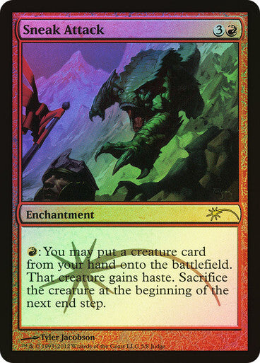 FOIL Sneak Attack ~ Judge Rewards Promos [ NM ] [ Magic MTG ] - London Magic Traders Ltd