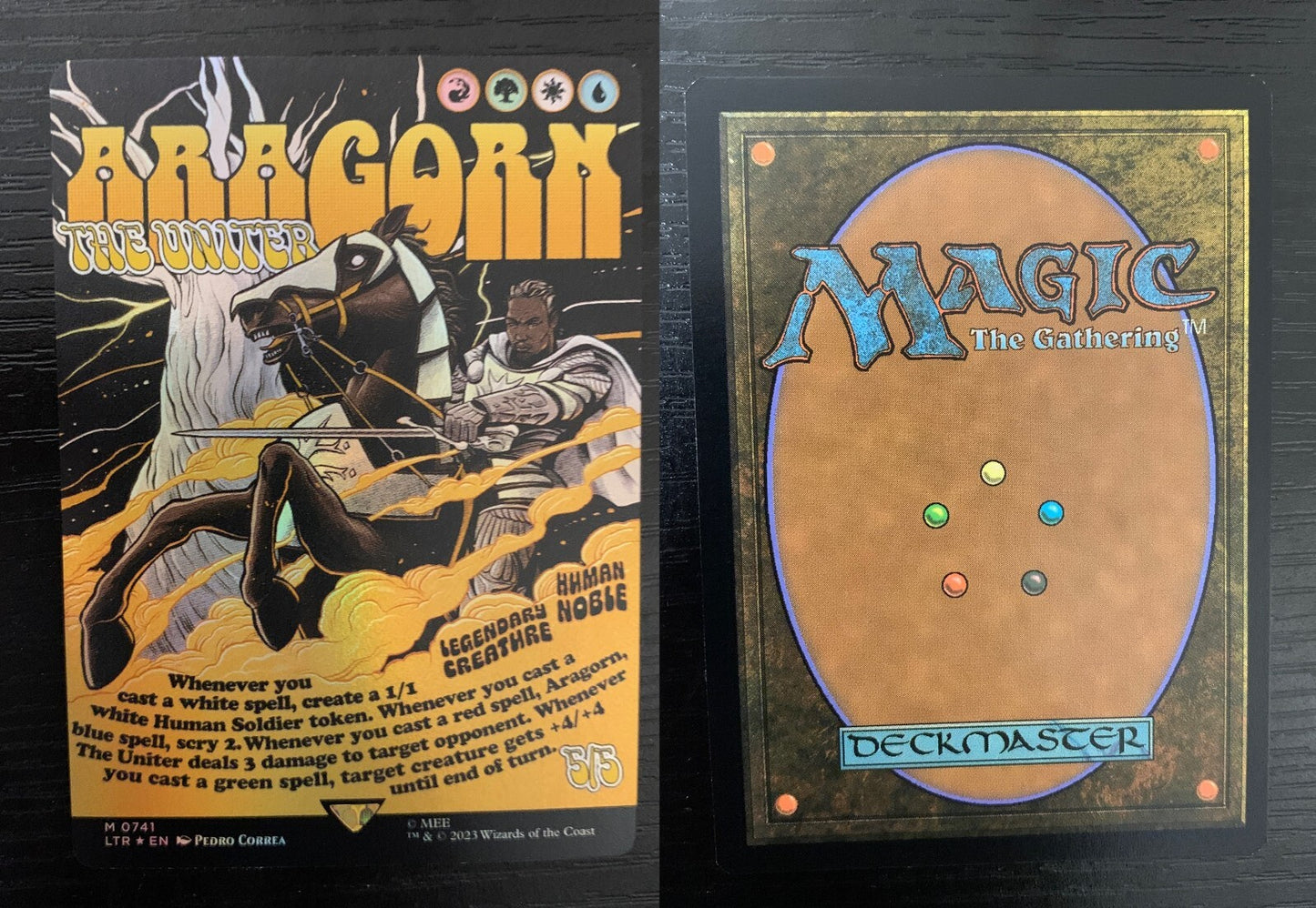 FOIL ALTERNATE Aragorn, the Uniter ~ The Lord of the Rings [ MINT ] [ MTG ]
