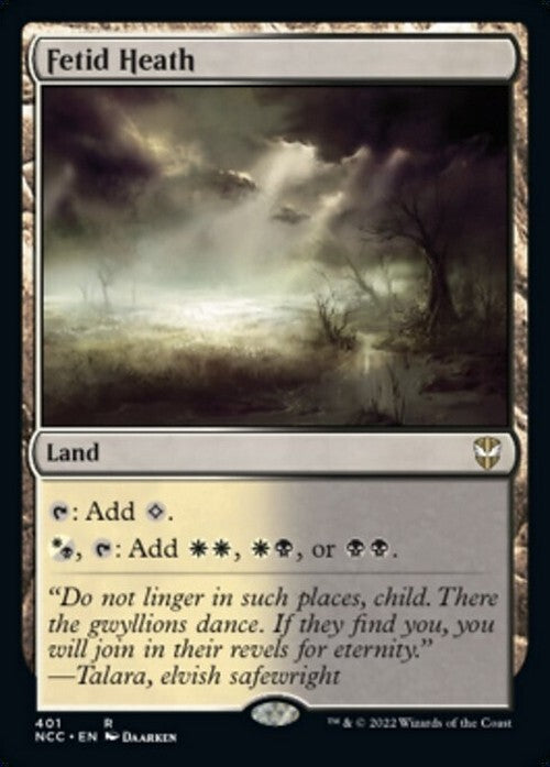 Fetid Heath ~ Commander: Streets of New Capenna [ NearMint ] [ MTG ]