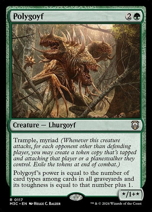 Polygoyf ~ Commander: Modern Horizons 3 [ NearMint ] [ Magic MTG ]
