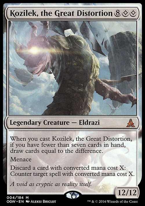 Kozilek, the Great Distortion ~ Oath of the Gatewatch [ EX ] [ Magic MTG ]