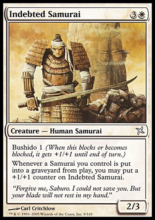 Indebted Samurai ~ Betrayers of Kamigawa [ PLAYED ] [ Magic MTG ]