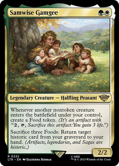 Samwise Gamgee ~ The Lord of the Rings [ NM ] [ Magic MTG ]