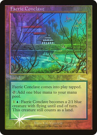 FOIL Faerie Conclave ~ Urza's Legacy [ Excellent ] [ Magic MTG ]