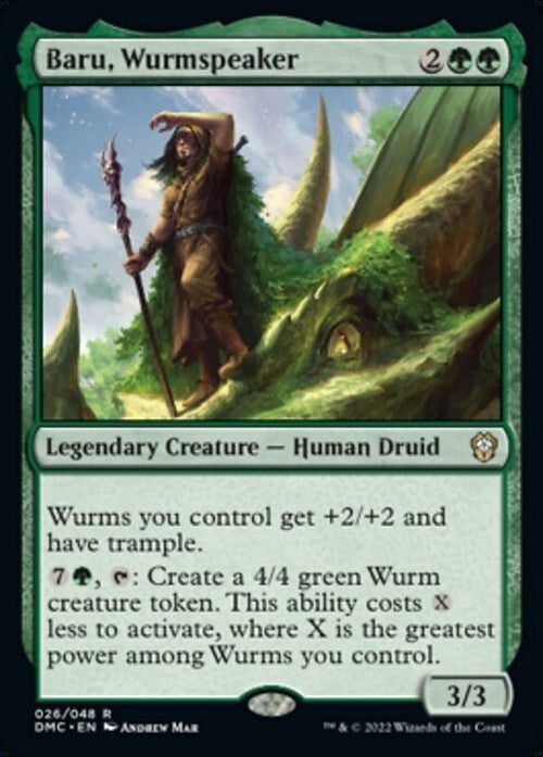 Baru, Wurmspeaker ~ Commander: Dominaria United [ NM ] [ Magic MTG ]