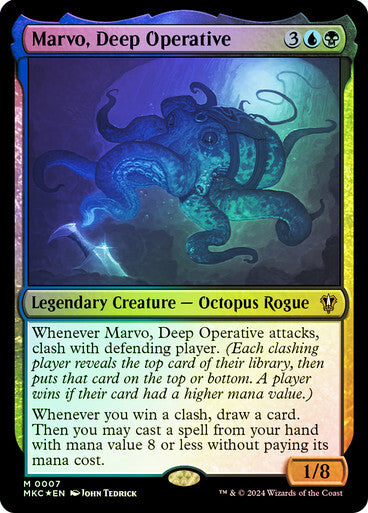 FOIL Marvo, Deep Operative ~ Commander: Murders at Karlov Manor [ NM ] [ MTG ]