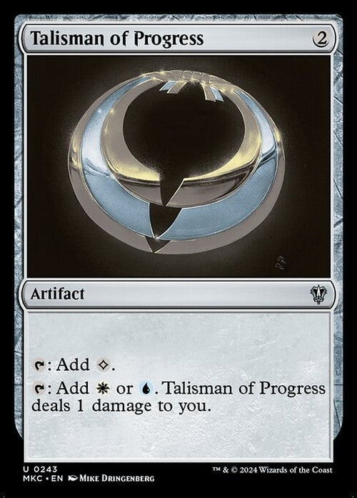 Talisman of Progress ~ Commander: Murders at Karlov Manor [ NM ] [ Magic MTG ]