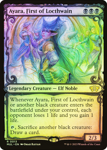 FOIL Ayara, First of Locthwain ~ Multiverse Legends [ NM ] [ Magic MTG ]