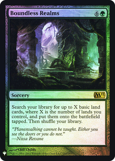 FOIL Boundless Realms ~ Mystery Booster [ NearMint ] [ Magic MTG ]