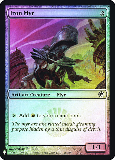 FOIL Iron Myr ~ Mystery Booster [ NearMint ] [ Magic MTG ]
