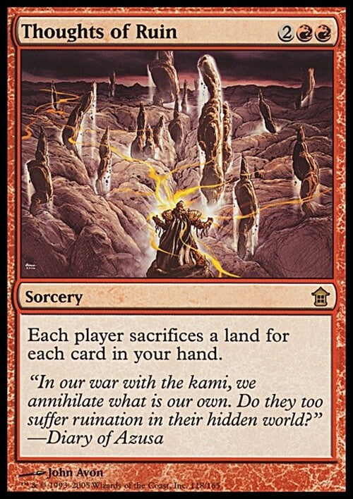 Thoughts of Ruin ~ Saviors of Kamigawa [ Excellent ] [ Magic MTG ]
