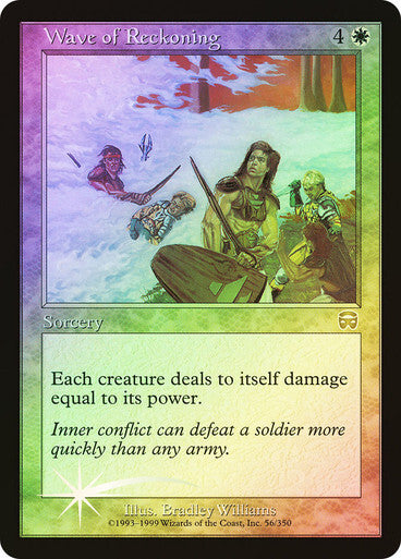 FOIL Wave of Reckoning ~ Mercadian Masques [ Excellent+ ] [ Magic MTG ]