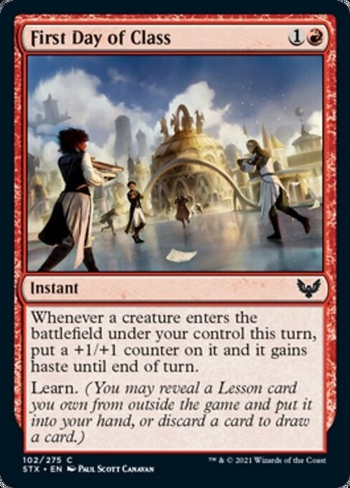 First Day of Class ~ Strixhaven [ NearMint ] [ Magic MTG ]