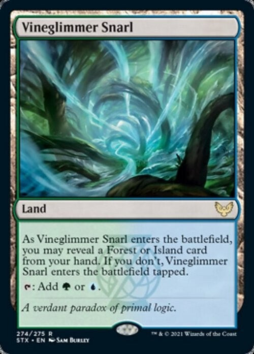 Vineglimmer Snarl ~ Strixhaven [ NearMint ] [ Magic MTG ] - London Magic Traders Ltd