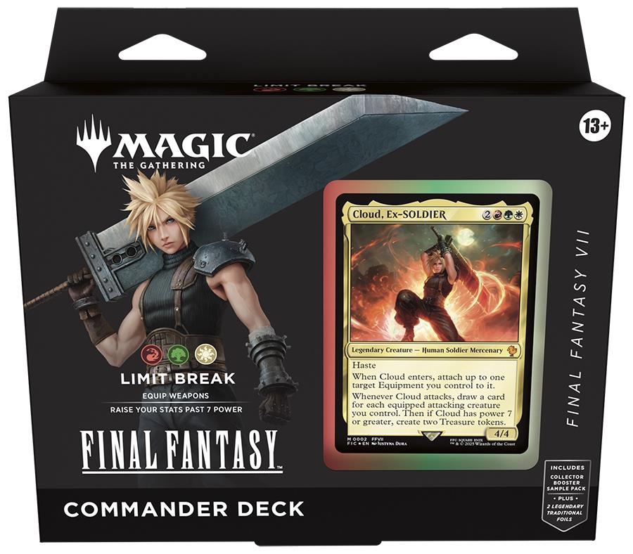 Limit Break Commander Deck ~ Final Fantasy ~ Magic MTG Sealed