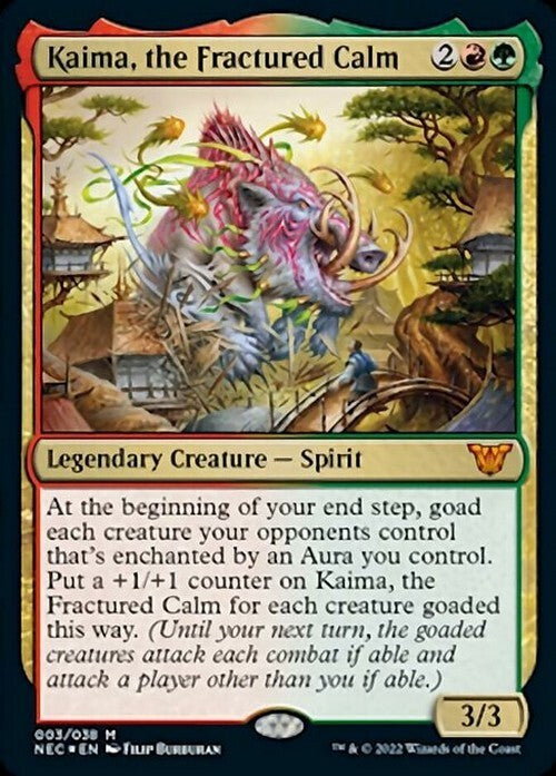 Kaima, the Fractured Calm ~ Commander: Kamigawa: Neon Dynasty [ NM ] [ MTG ]