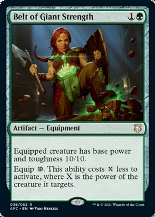 Belt of Giant Strength ~ Commander: Adventures in the Forgotten Realms [ NM ]