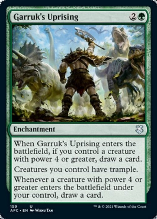 Garruk's Uprising ~ Commander: Adventures in the Forgotten Realms [ NM ] [ MTG ]