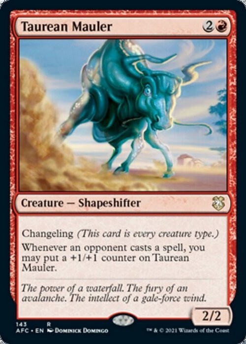 Taurean Mauler ~ Commander: Adventures in the Forgotten Realms [ NM ] [ MTG ]