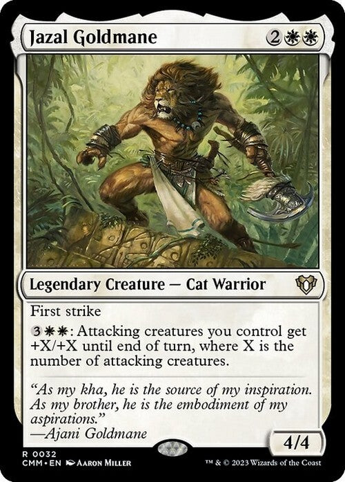 Jazal Goldmane ~ Commander Masters [ NearMint ] [ Magic MTG ]