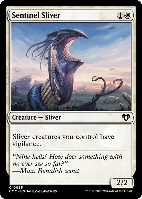 Sentinel Sliver ~ Commander Masters [ NearMint ] [ Magic MTG ]