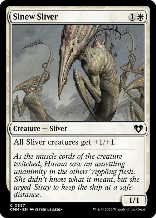 Sinew Sliver ~ Commander Masters [ NearMint ] [ Magic MTG ]