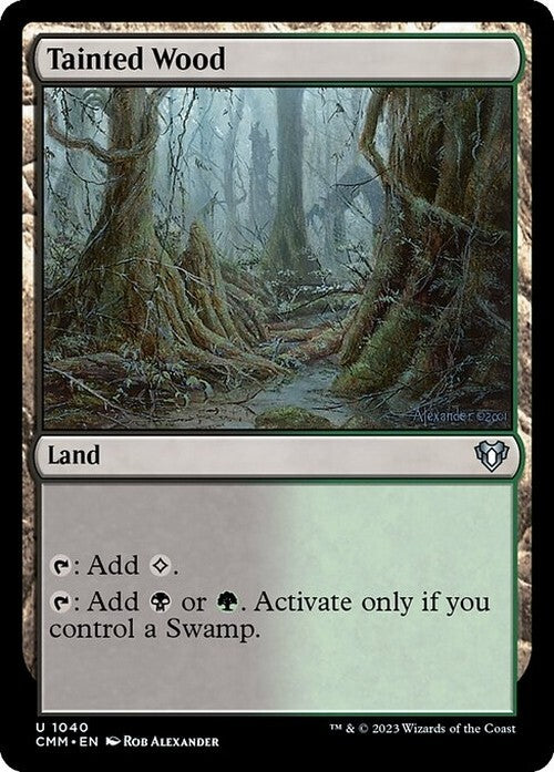 Tainted Wood ~ Commander Masters [ NearMint ] [ Magic MTG ]