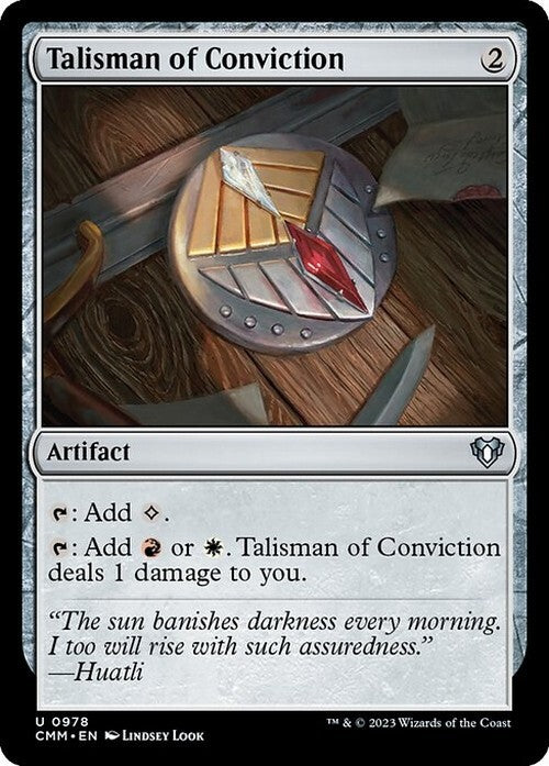 Talisman of Conviction ~ Commander Masters [ NearMint ] [ Magic MTG ]