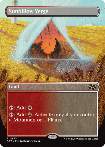 BORDERLESS Sunbillow Verge ~ Aetherdrift [ NearMint ] [ Magic MTG ]