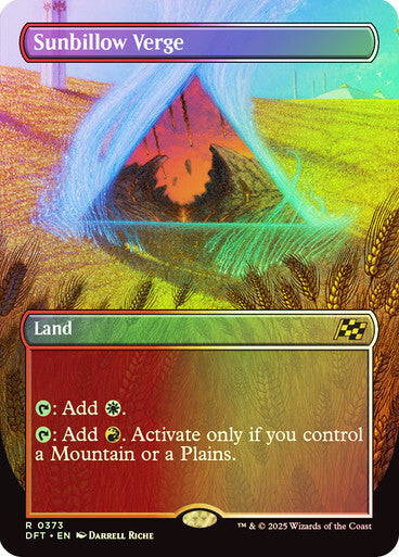 FOIL BORDERLESS Sunbillow Verge ~ Aetherdrift [ NearMint ] [ Magic MTG ]