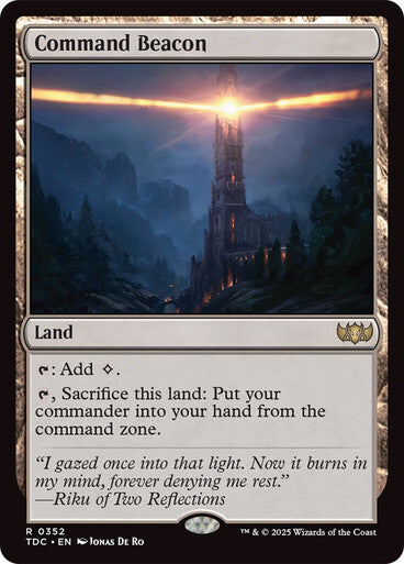 Command Beacon ~ Commander: Tarkir: Dragonstorm [ NearMint ] [ Magic MTG ]