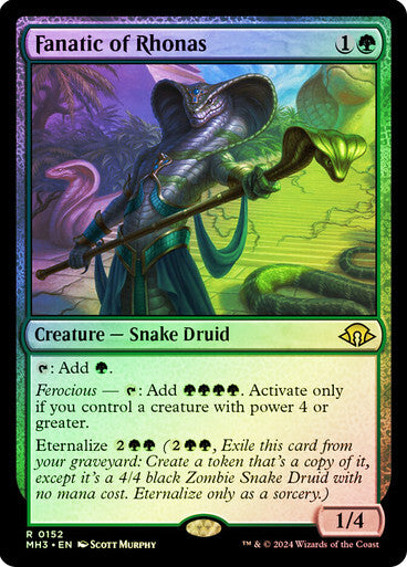 FOIL Fanatic of Rhonas ~ Modern Horizons 3 [ NearMint ] [ Magic MTG ]