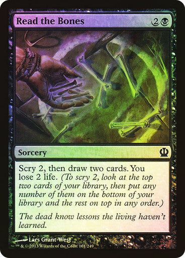 FOIL Read the Bones ~ Theros [ Excellent ] [ Magic MTG ]