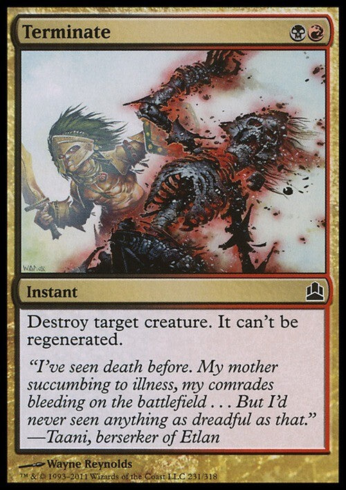 Terminate ~ Commander 2011 [ Excellent ] [ Magic MTG ]