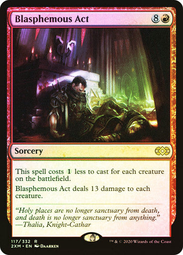 FOIL Blasphemous Act ~ Double Masters [ NearMint ] [ Magic MTG ]