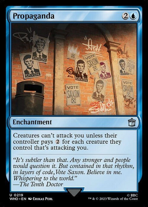 Propaganda ~ Commander: Doctor Who [ NearMint ] [ Magic MTG ]