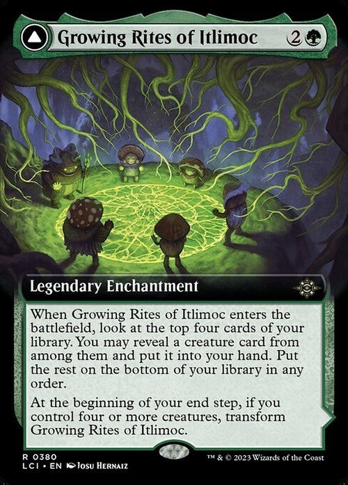 BORDERLESS Growing Rites of Itlimoc ~ The Lost Caverns of Ixalan [ NM ] [ MTG ]